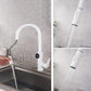 Modern Style Kitchen Faucet Stainless Steel 1-Handle High Arc Retractable Kitchen Faucet Clearhalo 'Home Improvement' 'home_improvement' 'home_improvement_kitchen_faucets' 'Kitchen Faucets' 'Kitchen Remodel & Kitchen Fixtures' 'Kitchen Sinks & Faucet Components' 'kitchen_faucets' 1200x1200_3264557c-a1e5-44c4-8216-a6e034458276