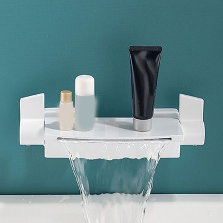 Brass Waterfall Spout Sink Faucet with 2-Handle Bathroom Faucet Clearhalo 'Bathroom Remodel & Bathroom Fixtures' 'Bathtub Faucets' 'bathtub_faucets' 'Home Improvement' 'home_improvement' 'home_improvement_bathtub_faucets' 1200x1200_32666e60-b0fd-4001-b543-592cd1a9ea6b