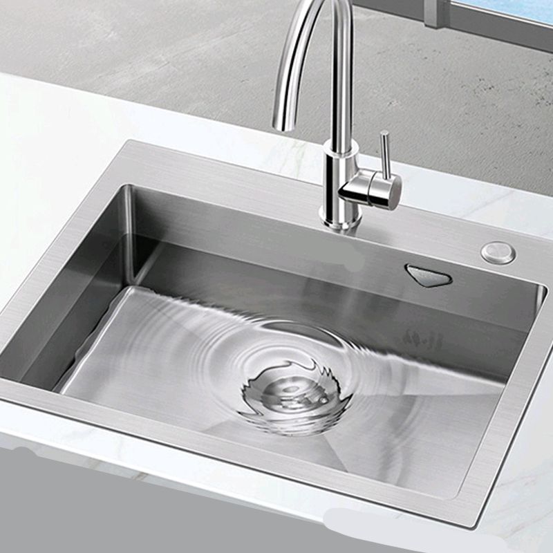 Stainless Steel Drop-In Kitchen Sink Overflow Hole Design Kitchen Sink with Faucet Clearhalo 'Home Improvement' 'home_improvement' 'home_improvement_kitchen_sinks' 'Kitchen Remodel & Kitchen Fixtures' 'Kitchen Sinks & Faucet Components' 'Kitchen Sinks' 'kitchen_sinks' 1200x1200_3276e06e-28b5-4f7b-b37f-3bfdd44c4b35