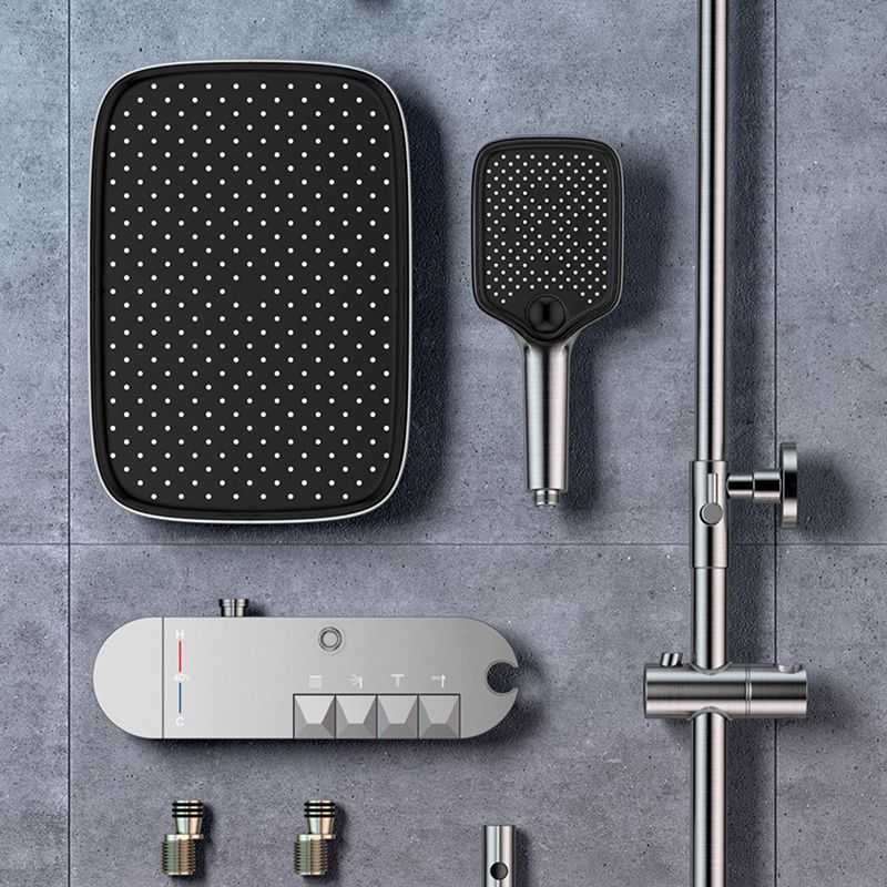 Ellipse Shower Set Intelligent Digital Display Thermostatic Shower Diamond Button Clearhalo 'Bathroom Remodel & Bathroom Fixtures' 'Home Improvement' 'home_improvement' 'home_improvement_shower_faucets' 'Shower Faucets & Systems' 'shower_faucets' 'Showers & Bathtubs Plumbing' 'Showers & Bathtubs' 1200x1200_327b1cf7-10b6-4ed2-847b-f27594afb47b