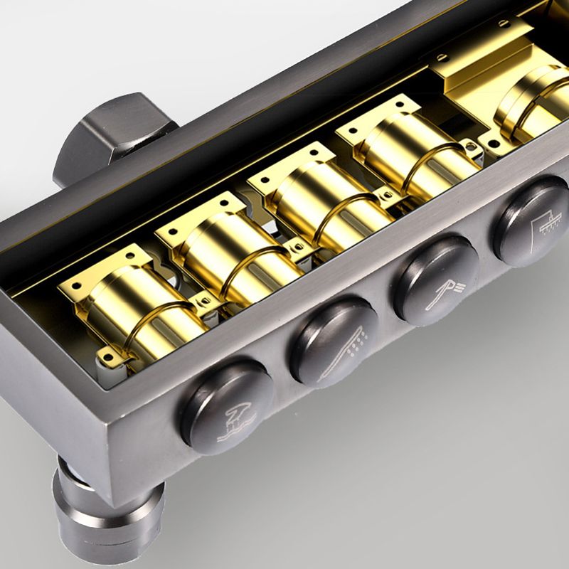 Brass Round Shower System Thermostatic Slide Bar Included Shower Set Clearhalo 'Bathroom Remodel & Bathroom Fixtures' 'Home Improvement' 'home_improvement' 'home_improvement_shower_faucets' 'Shower Faucets & Systems' 'shower_faucets' 'Showers & Bathtubs Plumbing' 'Showers & Bathtubs' 1200x1200_3288ac51-dac0-4370-99f3-f582aea6fca1