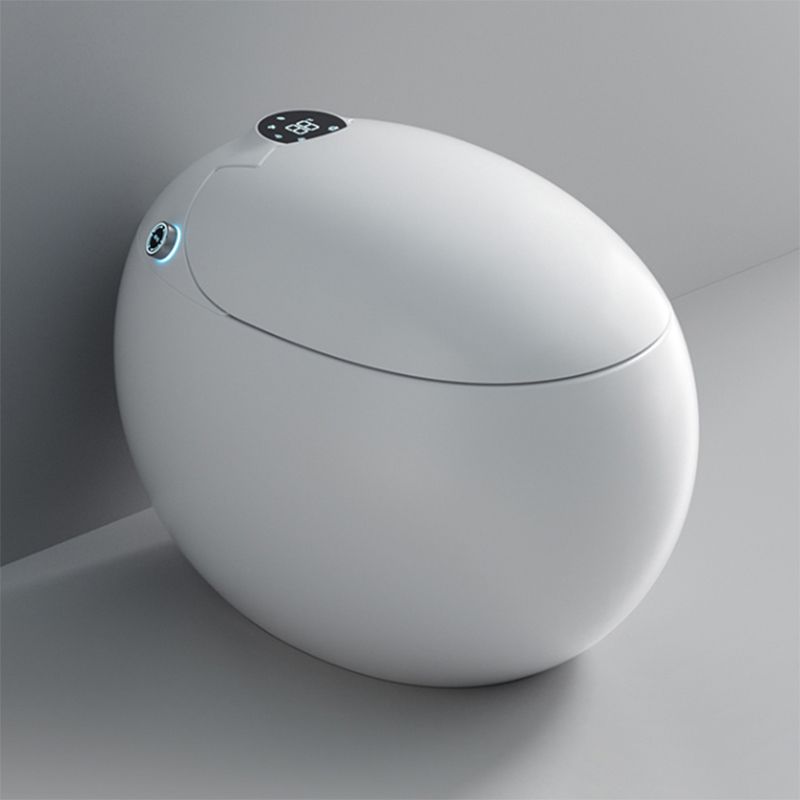 Contemporary Floor Standing Bidet Round White Heated Seat Warm Air Dryer Clearhalo 'Bathroom Remodel & Bathroom Fixtures' 'Bidets' 'Home Improvement' 'home_improvement' 'home_improvement_bidets' 'Toilets & Bidets' 1200x1200_32896d92-ee2e-454f-8728-b401f2f75ea7