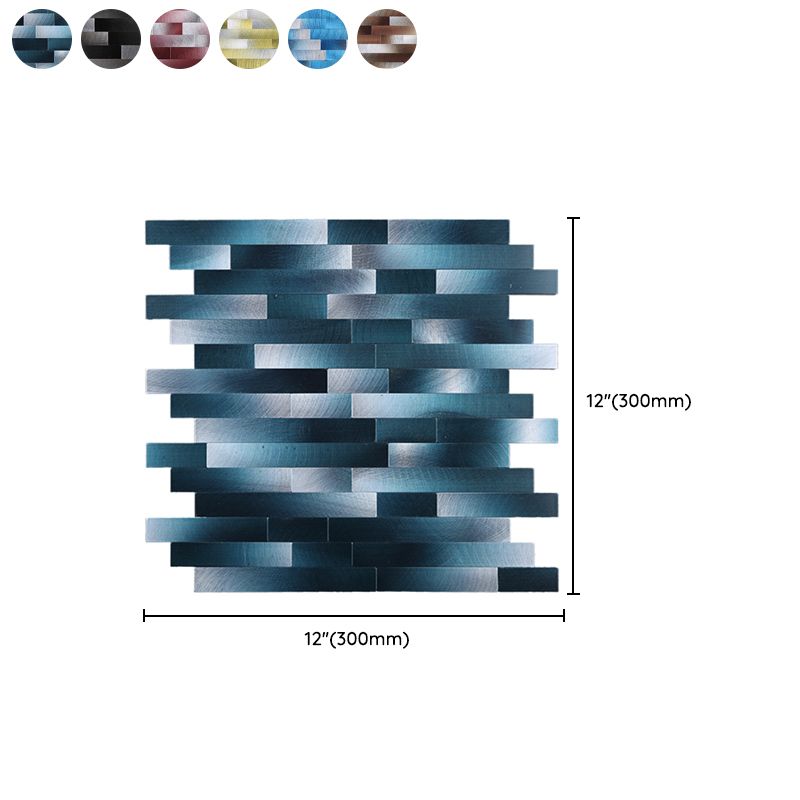 Waterproof Peel & Stick Subway Tile Square Shape Subway Tile Wallpaper Clearhalo 'Flooring 'Home Improvement' 'home_improvement' 'home_improvement_peel_stick_blacksplash' 'Peel & Stick Backsplash Tile' 'peel_stick_blacksplash' 'Walls & Ceilings' Walls and Ceiling' 1200x1200_328d0090-ff28-4132-ad7f-7bfd63db0ae7