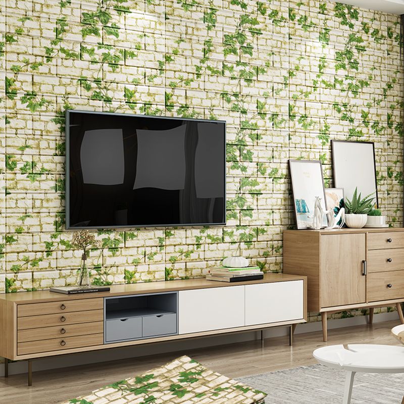 Industrial Wall Plank 3D Brick Wall Panels Waterproof Stick Wall Tile Set of 10 Clearhalo 'Flooring 'Home Improvement' 'home_improvement' 'home_improvement_wall_paneling' 'Wall Paneling' 'wall_paneling' 'Walls & Ceilings' Walls and Ceiling' 1200x1200_32b6b8ca-dd8e-44d0-b90f-318cf416df37