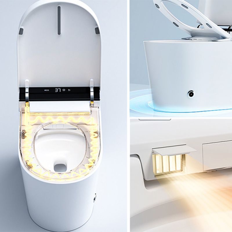 Elongated Deodorizing Floor Standing Bidet with Heated Seat White Ceramic Clearhalo 'Bathroom Remodel & Bathroom Fixtures' 'Bidets' 'Home Improvement' 'home_improvement' 'home_improvement_bidets' 'Toilets & Bidets' 1200x1200_32bc0d16-58f0-4deb-9e61-e7e3e940631a