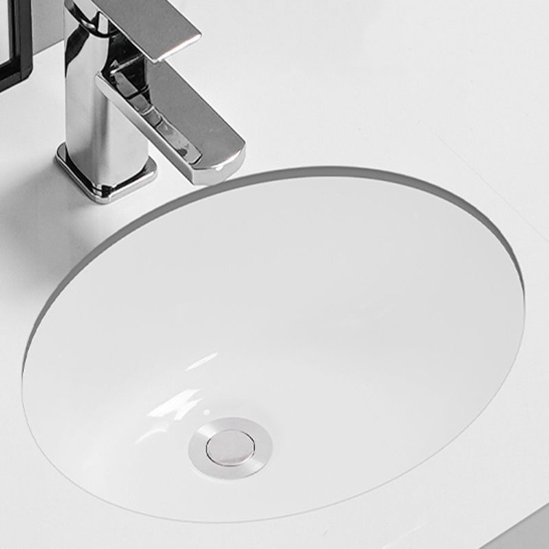 Modern Oval Wash Stand Ceramic Metal Undermount Bathroom Sink Clearhalo 'Bathroom Remodel & Bathroom Fixtures' 'Bathroom Sinks & Faucet Components' 'Bathroom Sinks' 'bathroom_sink' 'Home Improvement' 'home_improvement' 'home_improvement_bathroom_sink' 1200x1200_32bfa4a6-092f-4f81-a9b0-8924ffd5c512