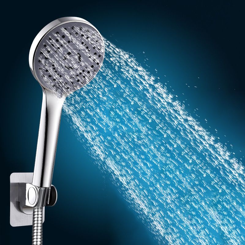 Round Shower Head Plastic Shower Head with Adjustable Spray Pattern Clearhalo 'Bathroom Remodel & Bathroom Fixtures' 'Home Improvement' 'home_improvement' 'home_improvement_shower_heads' 'Shower Heads' 'shower_heads' 'Showers & Bathtubs Plumbing' 'Showers & Bathtubs' 1200x1200_32c184b1-ee95-49f4-87f0-e8130a8297ff