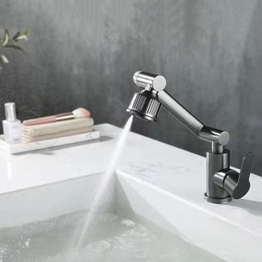 Modern Vessel Sink Faucet Stainless Steel Lever Handle Low Arc Vessel Faucet Clearhalo 'Bathroom Remodel & Bathroom Fixtures' 'Bathroom Sink Faucets' 'Bathroom Sinks & Faucet Components' 'bathroom_sink_faucets' 'Home Improvement' 'home_improvement' 'home_improvement_bathroom_sink_faucets' 1200x1200_32ce61cf-5d3c-4110-a36e-bb6d44a9515e