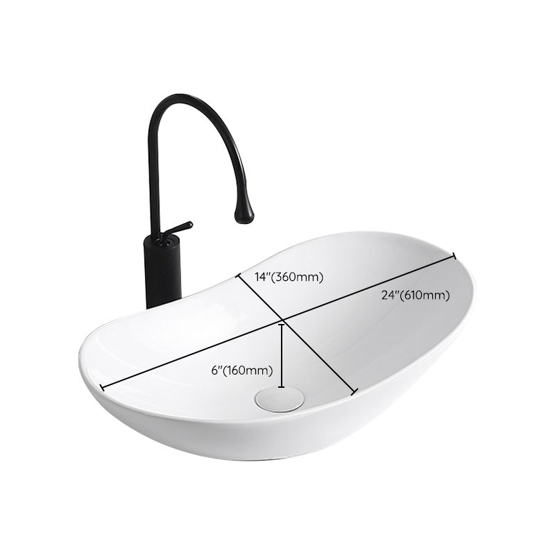 Modern Vessel Lavatory Sink Porcelain Rectangular Vessel Sink(Not Including Faucet) Clearhalo 'Bathroom Remodel & Bathroom Fixtures' 'Bathroom Sinks & Faucet Components' 'Bathroom Sinks' 'bathroom_sink' 'Home Improvement' 'home_improvement' 'home_improvement_bathroom_sink' 1200x1200_32e2115a-789e-4f91-a49e-b361fcaaa3b7