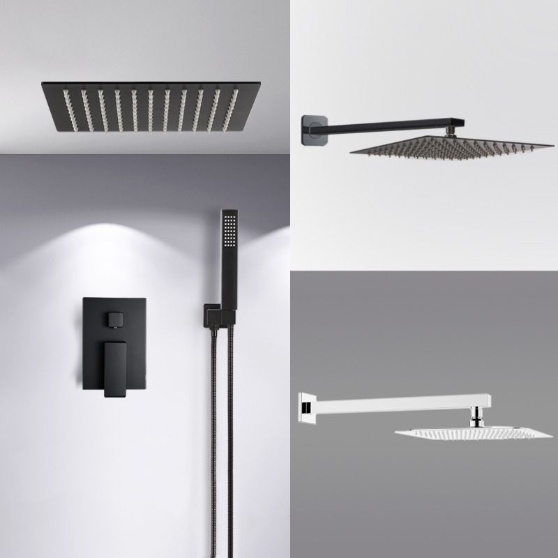 Modern Style Shower System Ceiling Mounted Spot Resist Handle Lever Shower System Clearhalo 'Bathroom Remodel & Bathroom Fixtures' 'Home Improvement' 'home_improvement' 'home_improvement_shower_faucets' 'Shower Faucets & Systems' 'shower_faucets' 'Showers & Bathtubs Plumbing' 'Showers & Bathtubs' 1200x1200_32fc89c4-1749-4d57-9151-46a378df3ac8