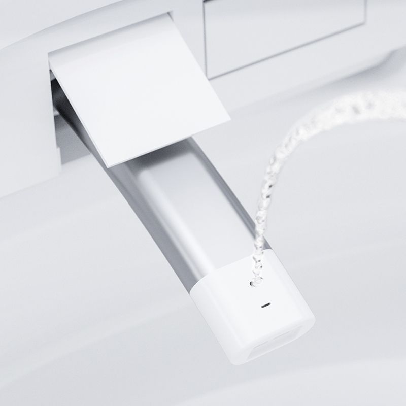 21.25" High White Bidet Temperature Control Floor Mount Bidet Clearhalo 'Bathroom Remodel & Bathroom Fixtures' 'Bidets' 'Home Improvement' 'home_improvement' 'home_improvement_bidets' 'Toilets & Bidets' 1200x1200_32fe12da-1e4e-491b-a7d8-cdccff52385e