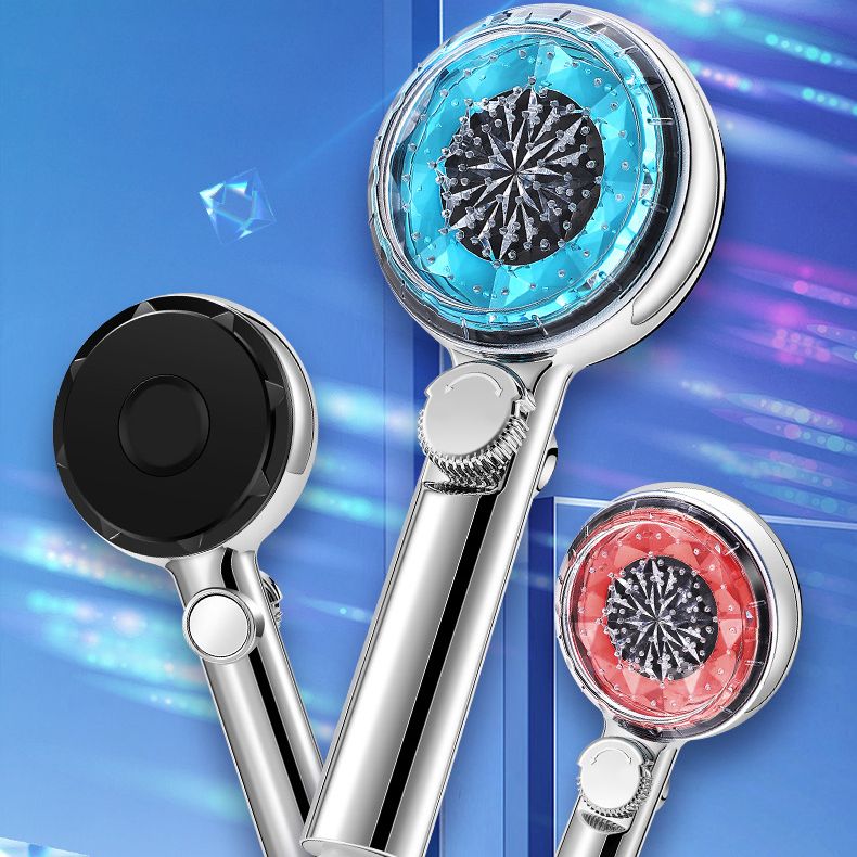 Contemporary Handheld Shower Head Round Filter Ball Spray Head With Digital Display Clearhalo 'Bathroom Remodel & Bathroom Fixtures' 'Home Improvement' 'home_improvement' 'home_improvement_shower_heads' 'Shower Heads' 'shower_heads' 'Showers & Bathtubs Plumbing' 'Showers & Bathtubs' 1200x1200_330529bc-6598-4bea-b02e-d6cefdc3d4fd