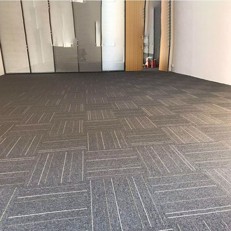 Modern Carpet Tile Non-Skid Fade Resistant Geometry Loose Lay Carpet Tiles Dining Room Clearhalo 'Carpet Tiles & Carpet Squares' 'carpet_tiles_carpet_squares' 'Flooring 'Home Improvement' 'home_improvement' 'home_improvement_carpet_tiles_carpet_squares' Walls and Ceiling' 1200x1200_333e1990-efb1-4299-86b3-f56fe0a81f3e