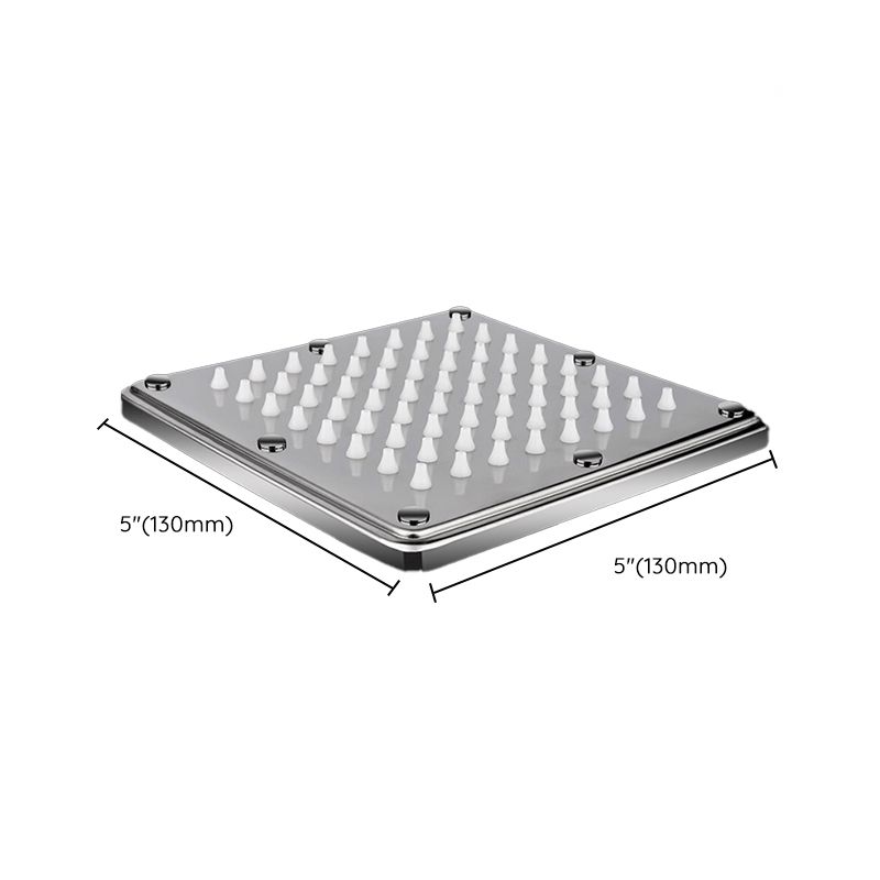 Contemporary Shower Head Combo Dual Shower Head Stainless Steel Wall-Mount Shower Head Clearhalo 'Bathroom Remodel & Bathroom Fixtures' 'Home Improvement' 'home_improvement' 'home_improvement_shower_heads' 'Shower Heads' 'shower_heads' 'Showers & Bathtubs Plumbing' 'Showers & Bathtubs' 1200x1200_334815a3-8008-4572-bb57-181e1c1d4273