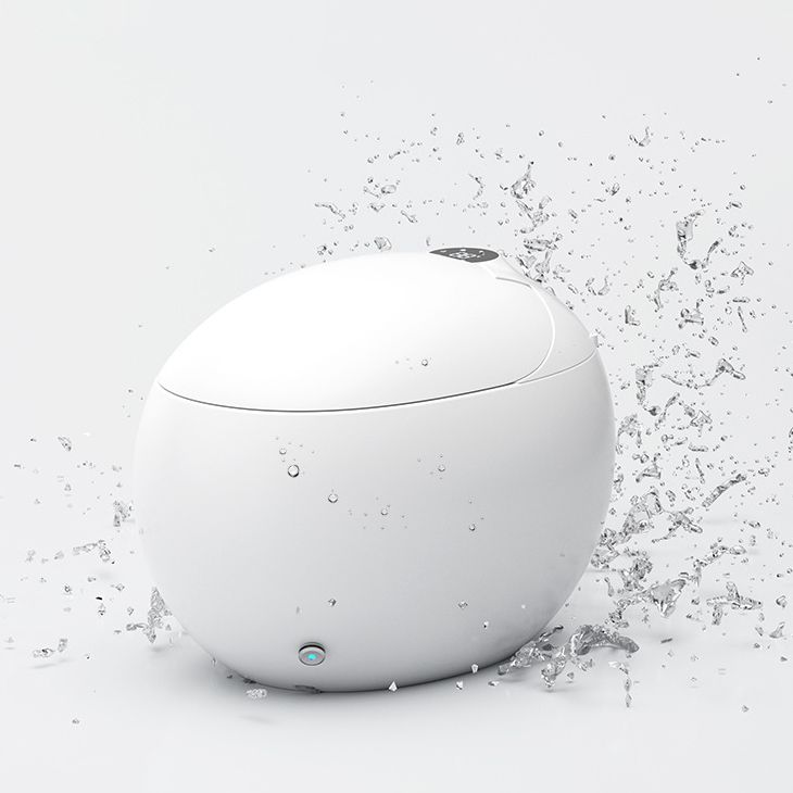 Contemporary 1-Piece Bidet Toilet Floor Mounted Round Toilet Bowl for Washroom Clearhalo 'Bathroom Remodel & Bathroom Fixtures' 'Home Improvement' 'home_improvement' 'home_improvement_toilets' 'Toilets & Bidets' 'Toilets' 1200x1200_334f00d5-1371-4092-878d-18fb6974d4b2