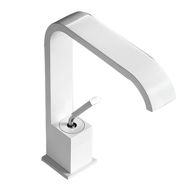 Unique Sink Faucet Bathroom Brass Solid Color Waterfall Spout Faucet Clearhalo 'Bathroom Remodel & Bathroom Fixtures' 'Bathroom Sink Faucets' 'Bathroom Sinks & Faucet Components' 'bathroom_sink_faucets' 'Home Improvement' 'home_improvement' 'home_improvement_bathroom_sink_faucets' 1200x1200_33697233-3a0a-4abb-a16b-01621b771f80