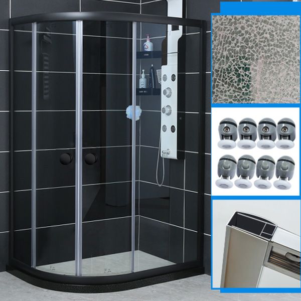 Contemporary Round Shower Stall Clear Tempered Framed Shower Stall Clearhalo 'Bathroom Remodel & Bathroom Fixtures' 'Home Improvement' 'home_improvement' 'home_improvement_shower_stalls_enclosures' 'Shower Stalls & Enclosures' 'shower_stalls_enclosures' 'Showers & Bathtubs' 1200x1200_336ddd93-0e8a-4e06-bdad-830d7c0616bb