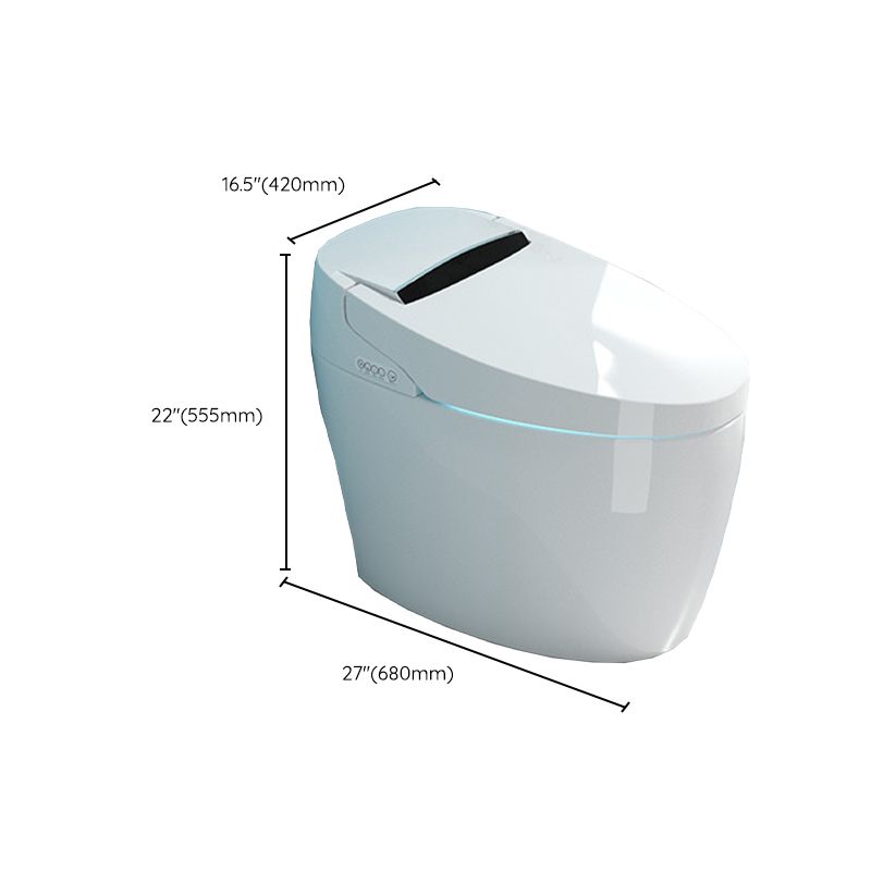 Contemporary Smart Bidet Deodorizing and Antimicrobial Floor Mount Bidet Clearhalo 'Bathroom Remodel & Bathroom Fixtures' 'Bidets' 'Home Improvement' 'home_improvement' 'home_improvement_bidets' 'Toilets & Bidets' 1200x1200_33722acb-77dc-410c-bcc5-4d4409c11d83