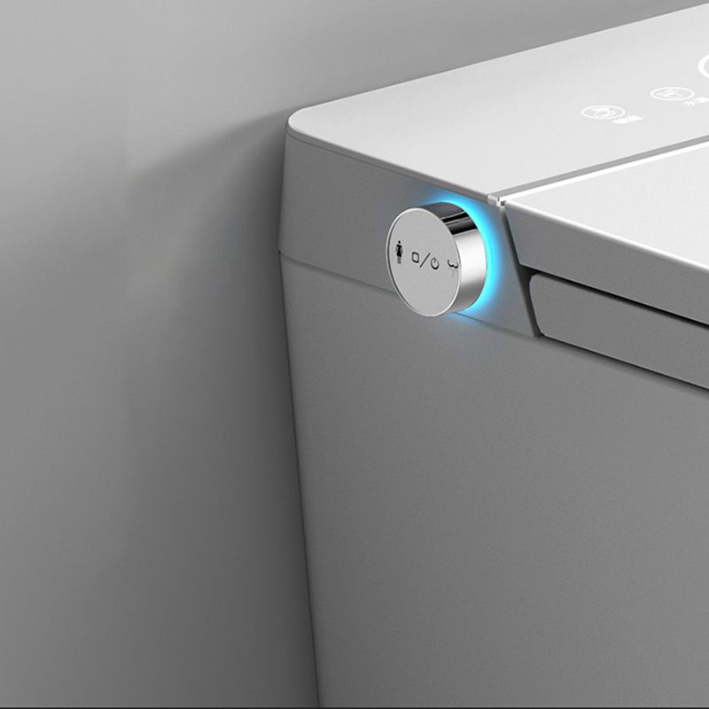 Contemporary Smart Toilet Antimicrobial Foot Sensor Elongated Wall Hung Toilet Set Clearhalo 'Bathroom Remodel & Bathroom Fixtures' 'Bidets' 'Home Improvement' 'home_improvement' 'home_improvement_bidets' 'Toilets & Bidets' 1200x1200_3383ccb0-a2b3-4f7c-b8da-fdc613286728