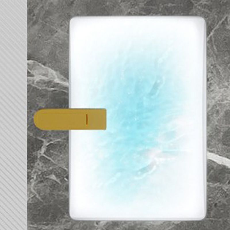 Shelf Included Bathroom Vanity Set Grey Stone Mirror Wall-Mounted Drawers with Faucet Clearhalo 'Bathroom Remodel & Bathroom Fixtures' 'Bathroom Vanities' 'bathroom_vanities' 'Home Improvement' 'home_improvement' 'home_improvement_bathroom_vanities' 1200x1200_33863376-3930-4405-b97d-3a8b9ee8f358