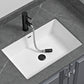 Bathroom Sink Ceramic Pull-out Faucet White Rectangular Washroom Sink Clearhalo 'Bathroom Remodel & Bathroom Fixtures' 'Bathroom Sinks & Faucet Components' 'Bathroom Sinks' 'bathroom_sink' 'Home Improvement' 'home_improvement' 'home_improvement_bathroom_sink' 1200x1200_3387a45d-cdfc-4bed-b877-e39b44dc1f9d