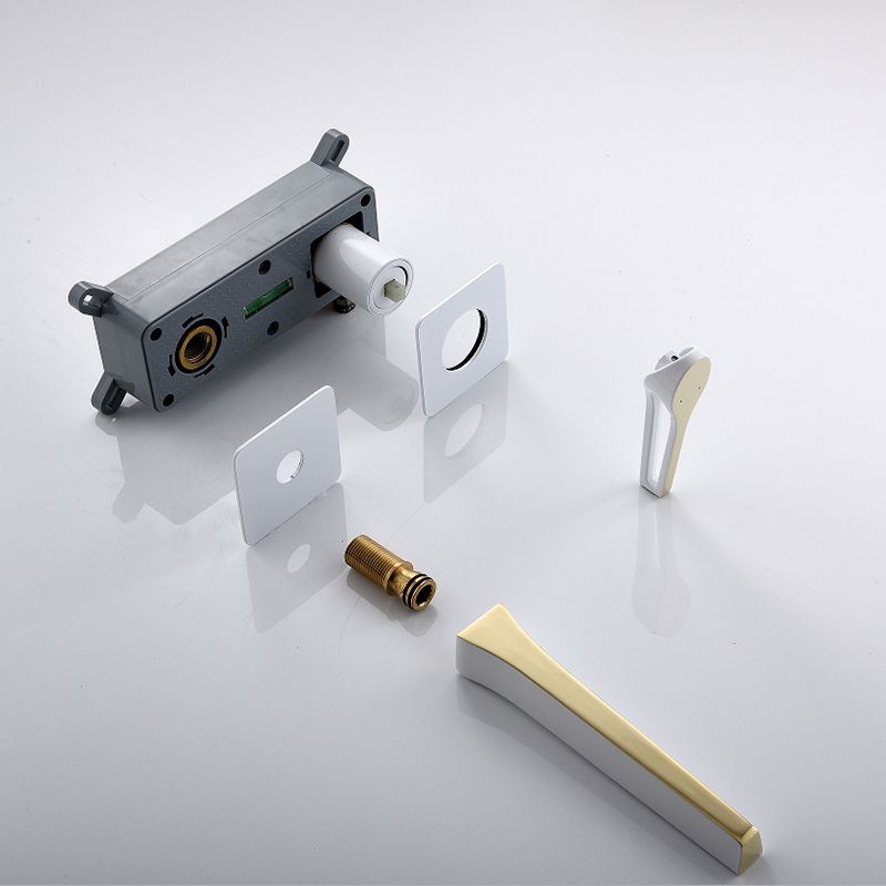 Industrial Style Bathroom Faucet Wall Mounted Rod Handle Faucet Clearhalo 'Bathroom Remodel & Bathroom Fixtures' 'Bathtub Faucets' 'bathtub_faucets' 'Home Improvement' 'home_improvement' 'home_improvement_bathtub_faucets' 1200x1200_338effa4-1d43-4d25-afd0-f79e6849b135