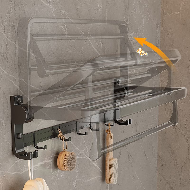 Traditional Aluminum Bath Hardware Set Black Bathroom Accessory Kit Clearhalo 'Bathroom Hardware Sets' 'Bathroom Hardware' 'Bathroom Remodel & Bathroom Fixtures' 'bathroom_hardware_sets' 'Home Improvement' 'home_improvement' 'home_improvement_bathroom_hardware_sets' 1200x1200_33b27155-b7be-4493-880d-51ddf9c6002b