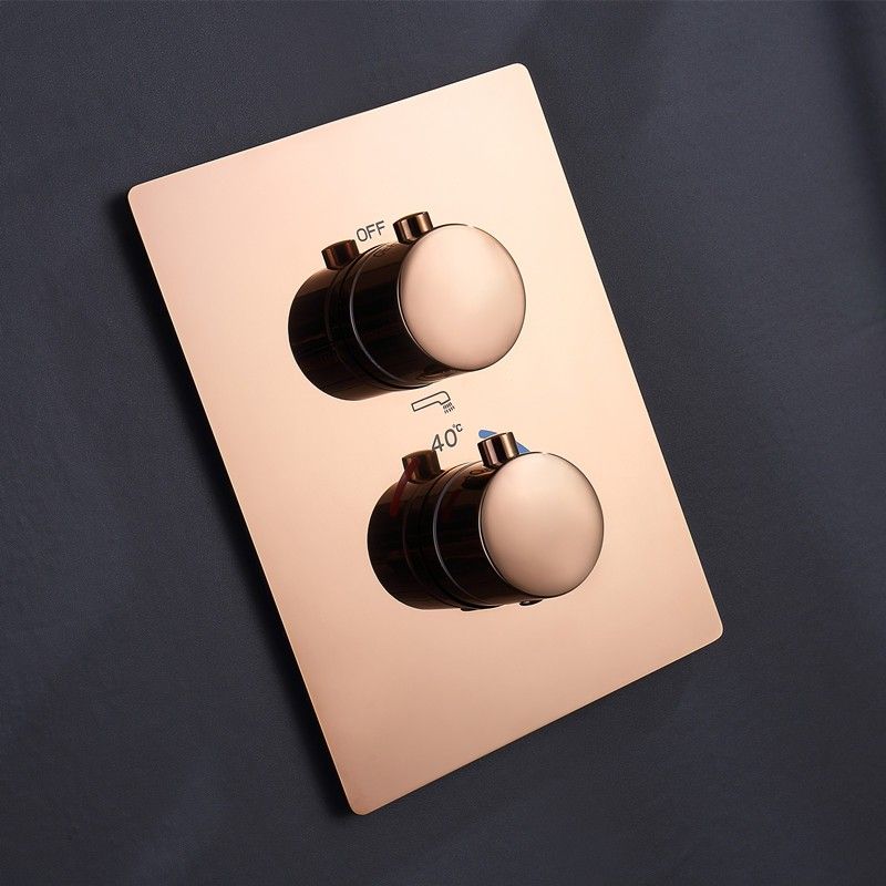 Modern Shower Combo Brass Adjustable Shower Head Temperature Control Shower Set Clearhalo 'Bathroom Remodel & Bathroom Fixtures' 'Home Improvement' 'home_improvement' 'home_improvement_shower_faucets' 'Shower Faucets & Systems' 'shower_faucets' 'Showers & Bathtubs Plumbing' 'Showers & Bathtubs' 1200x1200_33b30c0c-9811-4a45-999d-9a9d21d6d197