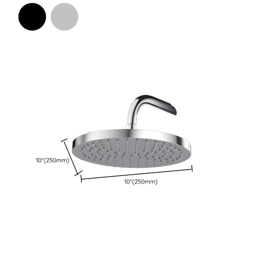 Metal Shower Combo Contemporary Fixed Shower Head with Round and Rectangular Shape Clearhalo 'Bathroom Remodel & Bathroom Fixtures' 'Home Improvement' 'home_improvement' 'home_improvement_shower_heads' 'Shower Heads' 'shower_heads' 'Showers & Bathtubs Plumbing' 'Showers & Bathtubs' 1200x1200_33d2fb86-5b30-40dc-a447-c2bf7e230d47