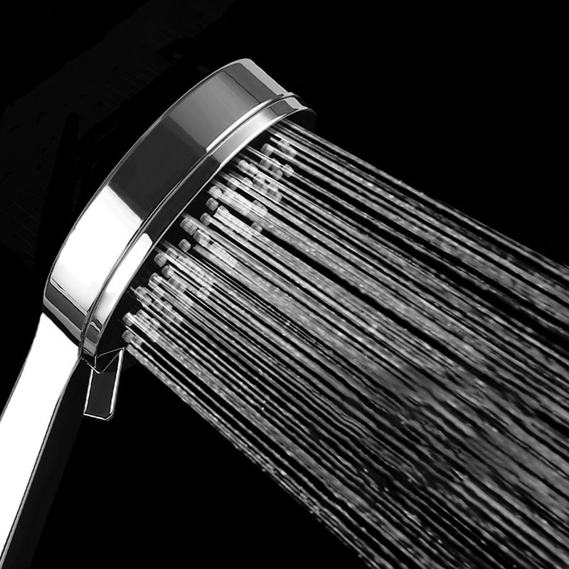 Contemporary Rain Fall Shower Head Combo Round Single Spray Shower Combo Clearhalo 'Bathroom Remodel & Bathroom Fixtures' 'Home Improvement' 'home_improvement' 'home_improvement_shower_heads' 'Shower Heads' 'shower_heads' 'Showers & Bathtubs Plumbing' 'Showers & Bathtubs' 1200x1200_33f545c7-a2a2-4083-990d-49f22a39d0e3