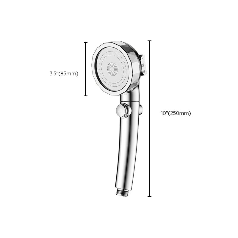 Modern Handheld Shower Head Sliver Round Standard Shower Heads Clearhalo 'Bathroom Remodel & Bathroom Fixtures' 'Home Improvement' 'home_improvement' 'home_improvement_shower_heads' 'Shower Heads' 'shower_heads' 'Showers & Bathtubs Plumbing' 'Showers & Bathtubs' 1200x1200_3424cf5a-a0ed-4746-9097-7f4cc80e121c