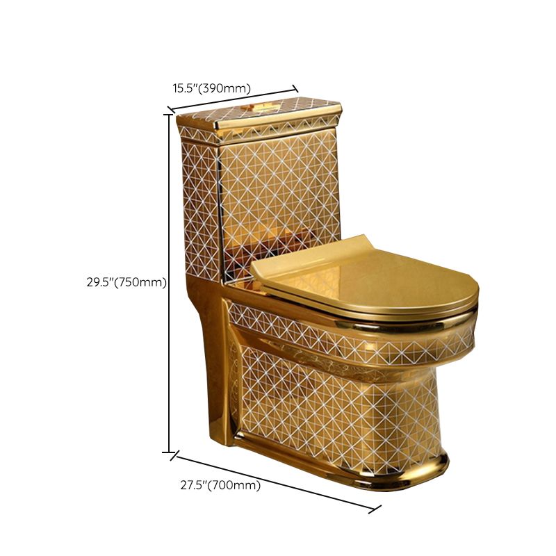 Contemporary One Piece Flush Toilet Floor Mounted Golden Urine Toilet for Washroom Clearhalo 'Bathroom Remodel & Bathroom Fixtures' 'Home Improvement' 'home_improvement' 'home_improvement_toilets' 'Toilets & Bidets' 'Toilets' 1200x1200_342e26e1-bd01-4704-981d-046e3d771201
