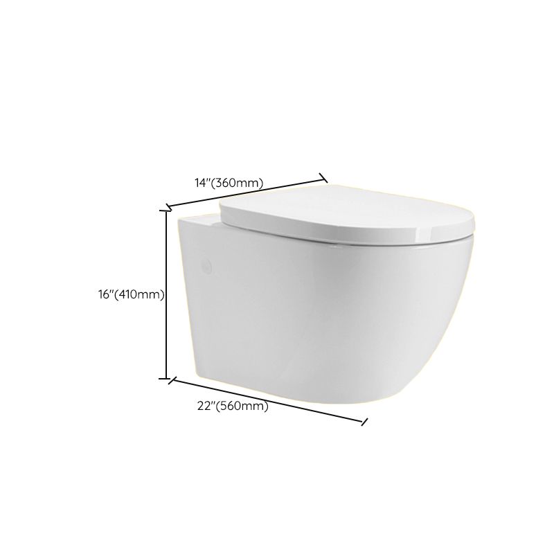 Contemporary One Piece Toilet Bowl Wall Mount Porcelain Flush Toilet Clearhalo 'Bathroom Remodel & Bathroom Fixtures' 'Home Improvement' 'home_improvement' 'home_improvement_toilets' 'Toilets & Bidets' 'Toilets' 1200x1200_344ed609-532a-4eb1-bbbf-f198fbf5063f