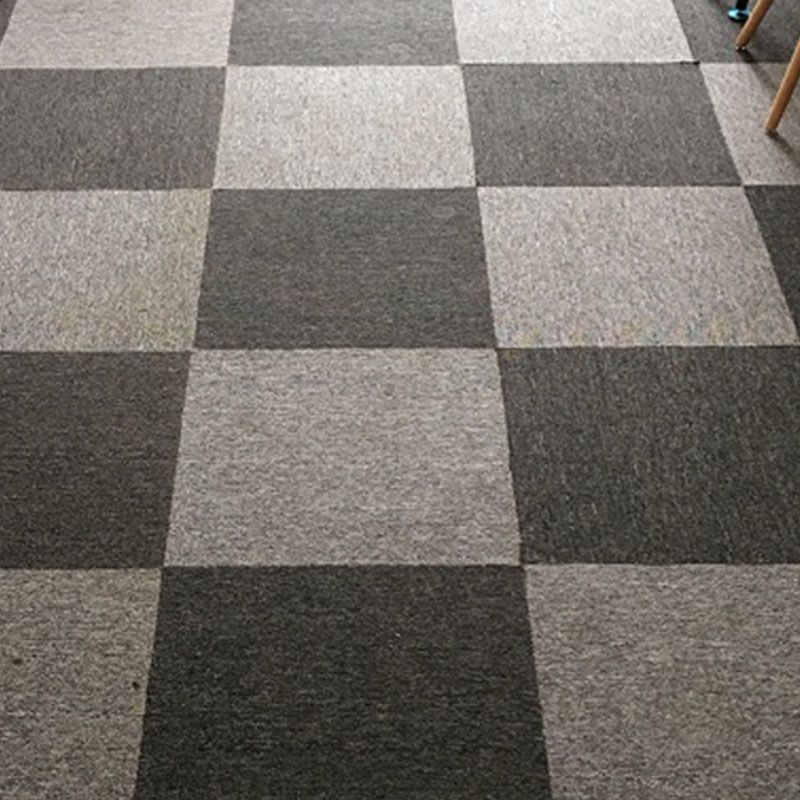Carpet Tile Fade Resistant Non-Skid Solid Color Loose Lay Carpet Tiles Dining Room Clearhalo 'Carpet Tiles & Carpet Squares' 'carpet_tiles_carpet_squares' 'Flooring 'Home Improvement' 'home_improvement' 'home_improvement_carpet_tiles_carpet_squares' Walls and Ceiling' 1200x1200_3463ebbd-24d3-4b54-b6df-5c31e6cf329e