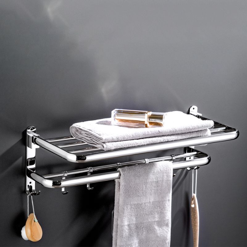 Modern Stainless Steel Towel Bar Bath Shelf Bathroom Accessory Set Clearhalo 'Bathroom Hardware Sets' 'Bathroom Hardware' 'Bathroom Remodel & Bathroom Fixtures' 'bathroom_hardware_sets' 'Home Improvement' 'home_improvement' 'home_improvement_bathroom_hardware_sets' 1200x1200_3493155b-fb07-4d9d-8ff0-f18613935680