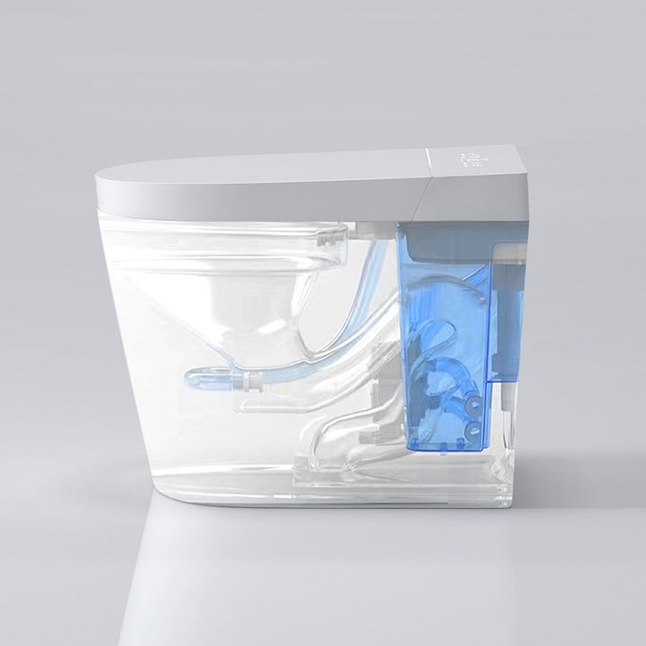 Elongated Smart Bidet White Heated Seat Toilet Bidet17.52" H Clearhalo 'Bathroom Remodel & Bathroom Fixtures' 'Bidets' 'Home Improvement' 'home_improvement' 'home_improvement_bidets' 'Toilets & Bidets' 1200x1200_3494a3c5-5a0f-447e-be0c-a84633bfac4b