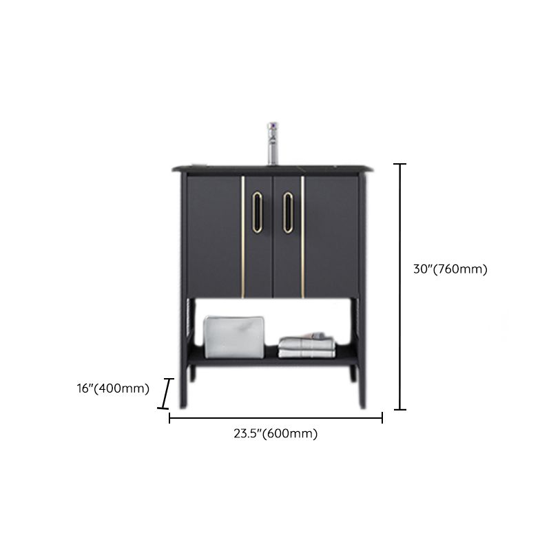 Bathroom Sink Vanity Rectangle Freestanding Mirror Standalone Cabinet Bath Vanity Clearhalo 'Bathroom Remodel & Bathroom Fixtures' 'Bathroom Vanities' 'bathroom_vanities' 'Home Improvement' 'home_improvement' 'home_improvement_bathroom_vanities' 1200x1200_34ba3d58-7d6b-4d65-9ea5-340724668bcf