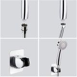 Modern Standard Double Shower Set Round Metal Adjustable Spray Pattern Showerhead Clearhalo 'Bathroom Remodel & Bathroom Fixtures' 'Home Improvement' 'home_improvement' 'home_improvement_shower_heads' 'Shower Heads' 'shower_heads' 'Showers & Bathtubs Plumbing' 'Showers & Bathtubs' 1200x1200_34c42bcf-c0d7-4ae8-8f4a-376ee3215db8
