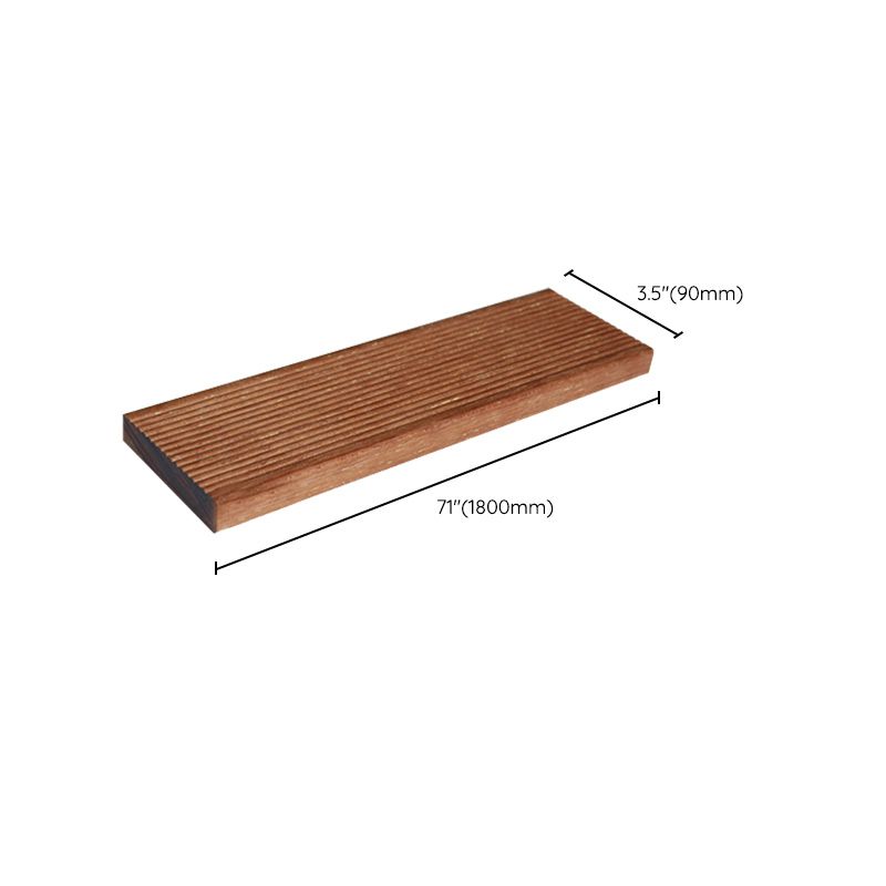 Modern Solid Hardwood Flooring Merbau Wood Side Trim Piece for Patio Clearhalo 'Flooring 'Hardwood Flooring' 'hardwood_flooring' 'Home Improvement' 'home_improvement' 'home_improvement_hardwood_flooring' Walls and Ceiling' 1200x1200_34c47626-b324-45f3-8196-8471ae85fade