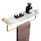 Bathroom Accessory Set in Gold Metal and Acrylic Bath Hardware Set Clearhalo 'Bathroom Hardware Sets' 'Bathroom Hardware' 'Bathroom Remodel & Bathroom Fixtures' 'bathroom_hardware_sets' 'Home Improvement' 'home_improvement' 'home_improvement_bathroom_hardware_sets' 1200x1200_34e3859a-ac77-40c4-a496-32f548f660c4