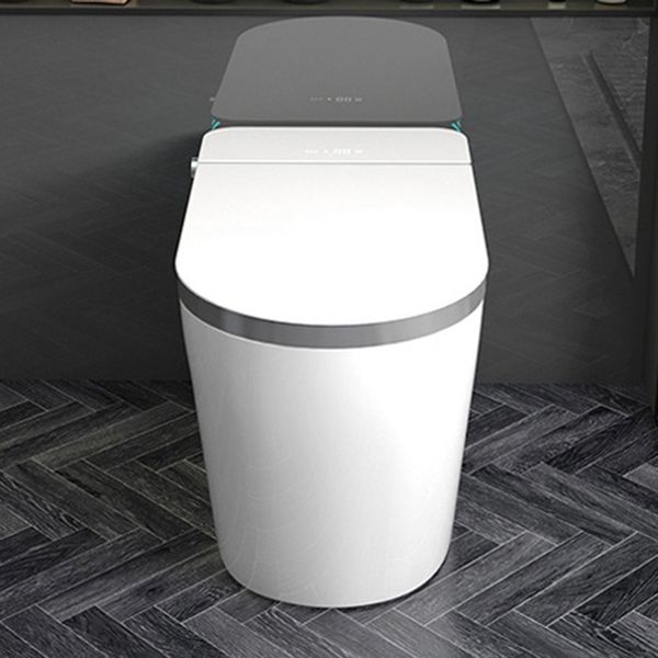 Modern Heated Seat Toilet Bowl Floor Mount Skirted Toilet with Toilet Seat Clearhalo 'Bathroom Remodel & Bathroom Fixtures' 'Home Improvement' 'home_improvement' 'home_improvement_toilets' 'Toilets & Bidets' 'Toilets' 1200x1200_34f89e51-ab53-4f5a-bef8-db46cdb9bd0b