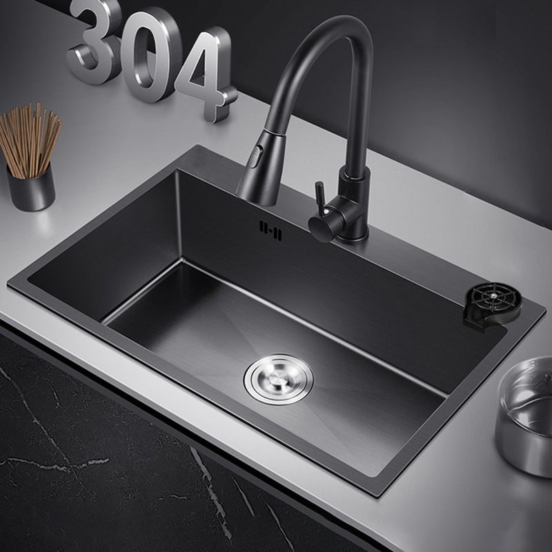 Contemporary Kitchen Sink Stainless Steel 2 Holes Drop-In Kitchen Sink Clearhalo 'Home Improvement' 'home_improvement' 'home_improvement_kitchen_sinks' 'Kitchen Remodel & Kitchen Fixtures' 'Kitchen Sinks & Faucet Components' 'Kitchen Sinks' 'kitchen_sinks' 1200x1200_34fb6395-089f-4335-8b76-a0c34db16aa7
