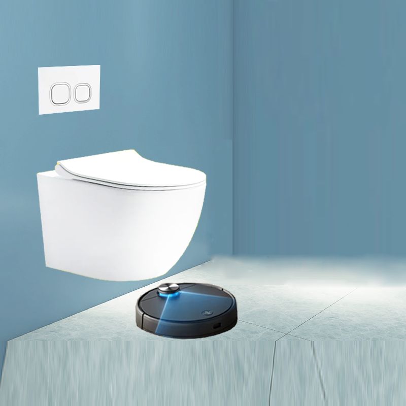 Contemporary Wall Hung Flush Toilet Ceramic Urine Toilet with Seat for Bathroom Clearhalo 'Bathroom Remodel & Bathroom Fixtures' 'Home Improvement' 'home_improvement' 'home_improvement_toilets' 'Toilets & Bidets' 'Toilets' 1200x1200_35093696-3ec6-4f47-b199-30a66b0e95e7