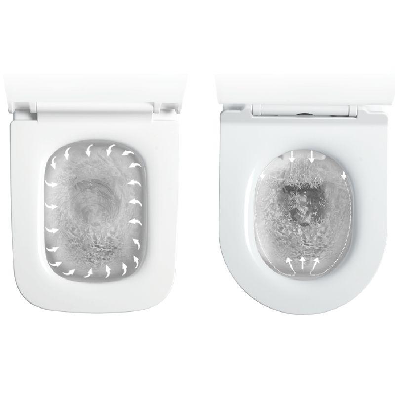 Modern White Siphon Jet Flush Toilet One-Piece Wall-mount Toilet for Bathroom Clearhalo 'Bathroom Remodel & Bathroom Fixtures' 'Home Improvement' 'home_improvement' 'home_improvement_toilets' 'Toilets & Bidets' 'Toilets' 1200x1200_352261e7-fe61-49d0-866b-a61050816119