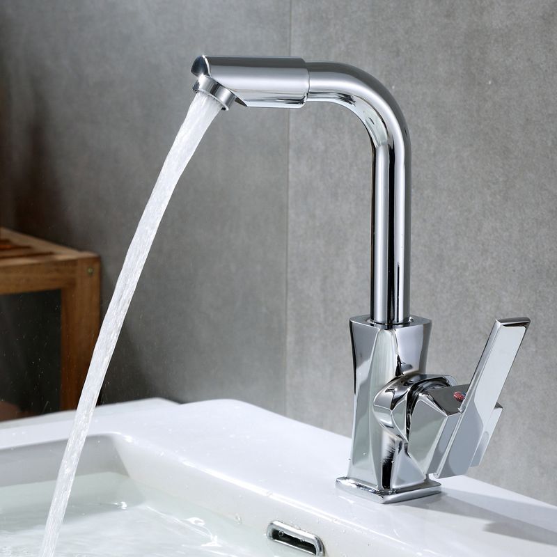 Contemporary One Handle Standard Kitchen Faucet High Arch Water Filler in Chrome Clearhalo 'Home Improvement' 'home_improvement' 'home_improvement_kitchen_faucets' 'Kitchen Faucets' 'Kitchen Remodel & Kitchen Fixtures' 'Kitchen Sinks & Faucet Components' 'kitchen_faucets' 1200x1200_3581f6b5-6a9b-49fd-b20b-acc958383bcc