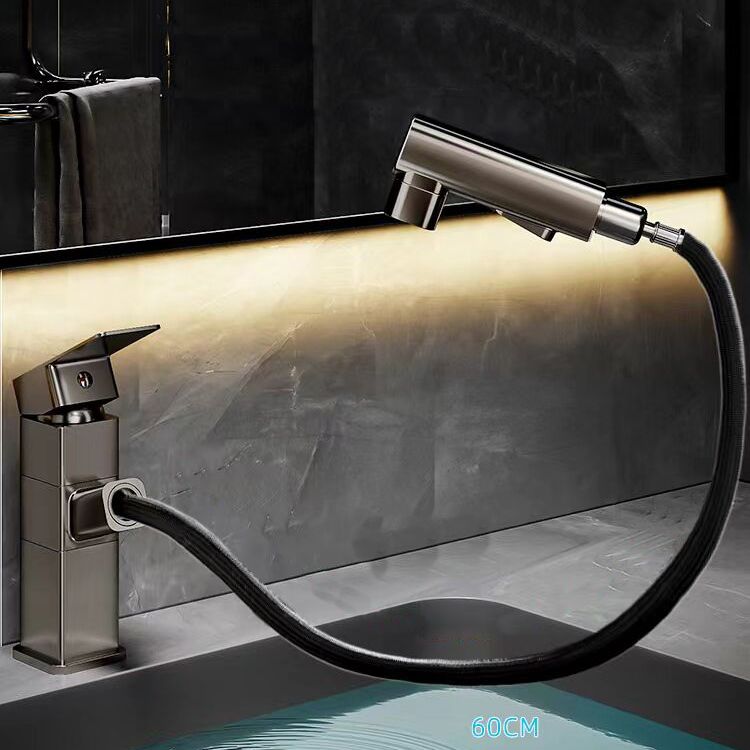 Contemporary Bathroom Vessel Faucet Single-Handle Swivel Spout Vessel Sink Faucet Clearhalo 'Bathroom Remodel & Bathroom Fixtures' 'Bathroom Sink Faucets' 'Bathroom Sinks & Faucet Components' 'bathroom_sink_faucets' 'Home Improvement' 'home_improvement' 'home_improvement_bathroom_sink_faucets' 1200x1200_359f1ff7-fdf2-4a3b-ac3a-fa7250454e1a