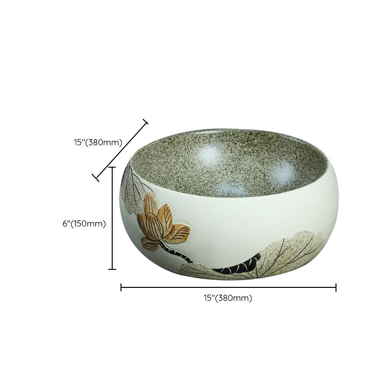 Porcelain Vessel Bathroom Sink Modern No Craftsmanship Vessel Bathroom Sink Only Clearhalo 'Bathroom Remodel & Bathroom Fixtures' 'Bathroom Sinks & Faucet Components' 'Bathroom Sinks' 'bathroom_sink' 'Home Improvement' 'home_improvement' 'home_improvement_bathroom_sink' 1200x1200_35c7954b-b848-4374-98cf-7a735fba2bd5