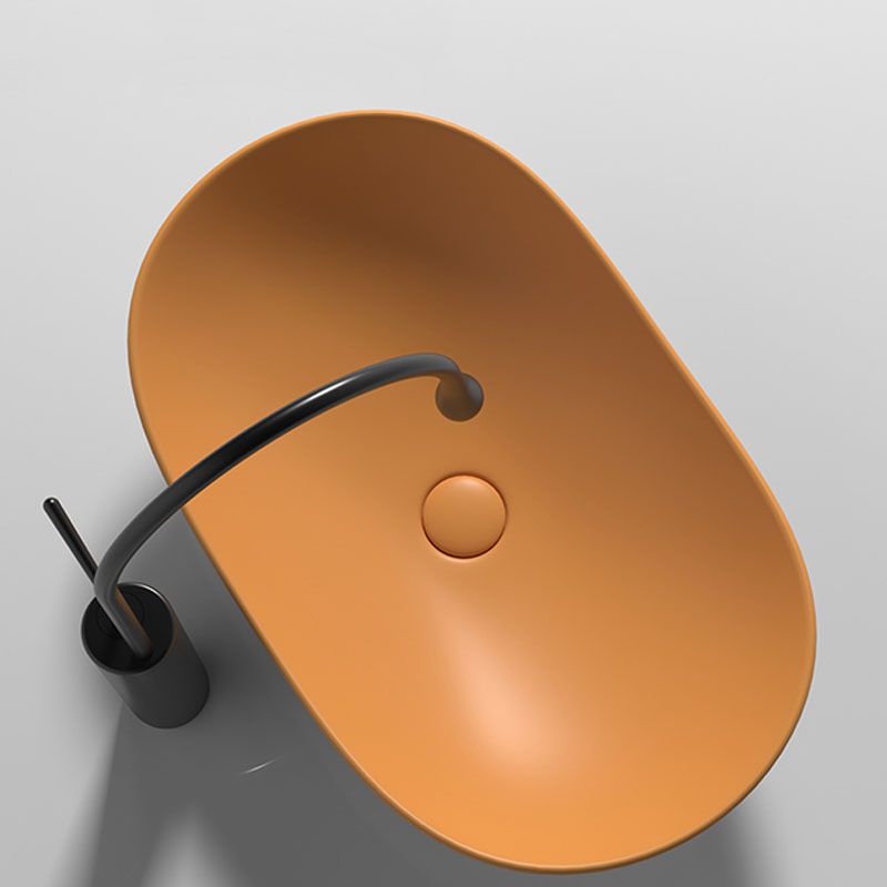 Oval Porcelain Vessel Sink Modern Style Vessel Lavatory Sink with No Craftsmanship Clearhalo 'Bathroom Remodel & Bathroom Fixtures' 'Bathroom Sinks & Faucet Components' 'Bathroom Sinks' 'bathroom_sink' 'Home Improvement' 'home_improvement' 'home_improvement_bathroom_sink' 1200x1200_35d81852-a2f3-4e69-9de5-d99c6ea045d3