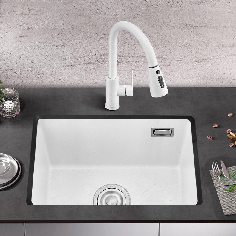 Kitchen Ceramic Sink White Pull-out Faucet Anti-spill Rectangular Sink Clearhalo 'Home Improvement' 'home_improvement' 'home_improvement_kitchen_sinks' 'Kitchen Remodel & Kitchen Fixtures' 'Kitchen Sinks & Faucet Components' 'Kitchen Sinks' 'kitchen_sinks' 1200x1200_35d9bb7d-86e2-41a9-a879-1a04c97077f0