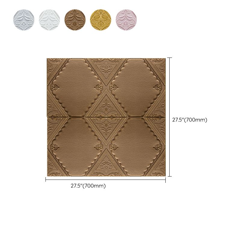 Modern Wall Panels Waterproof 3D Floral Print Peel and Stick Wall Paneling Clearhalo 'Flooring 'Home Improvement' 'home_improvement' 'home_improvement_wall_paneling' 'Wall Paneling' 'wall_paneling' 'Walls & Ceilings' Walls and Ceiling' 1200x1200_35ee212d-60cd-48c0-bfaa-3416d86773f1
